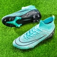 thumbnail image 3 of Men's Soccer Cleats Professional High-Top Football Shoes Outdoor Spikes Soccer Shoes, 3 of 5