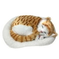 thumbnail image 1 of Juguete de gato realista para dormir, gato que respira, muñeco de peluche con tapete, juguetes de peluche para niños, adorno para el hogar, 1 of 7