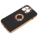 thumbnail image 1 of Caja de teléfono con anillo galvanizado, carcasa para teléfono móvil, soporte rosa, soporte para carcasa de teléfono, funda para teléfono, funcionalidad versátil, 1 of 9