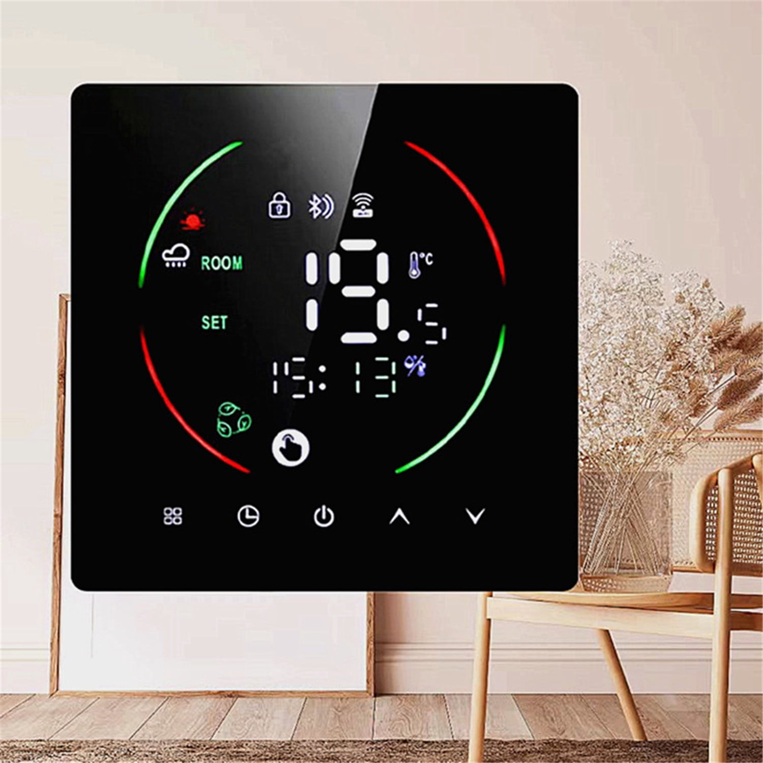 EAST2 Thermostat WIFI Intelligent Underfloor Heating Thermostat 3A/16A Electric Underfloor Heating Wall Furnace Thermostat With Humidity Weather