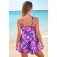 thumbnail image 6 of Swim 365 Women's Plus Size Loop Strap Two-Piece Swim Dress, 6 of 6