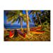 thumbnail image 3 of Maui Outriggers par Pierre Leclerc, Toile Murale 30x47 Pouces, 3 of 3