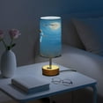 thumbnail image 6 of Touch-Control 3-Color Desk Lamp with Plug – Energy-Saving LED + 3 Simultaneous Charging Ports Magic Blue Dress Girl, 6 of 8