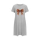 thumbnail image 5 of Camisón corto de talla grande para mujer, camisón de manga corta con estampado de pecho a la moda, camisón para mujer, 5 of 5