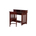 thumbnail image 4 of Discovery World Furniture Student Desk, Hutch, and Chair in Merlot, 4 of 4