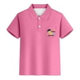thumbnail image 3 of Hiijoy Big Boys Graduation Polo Shirt Short Sleeve Pocket T-Shirt, Sizes 3-14 & Husky, 3 of 3