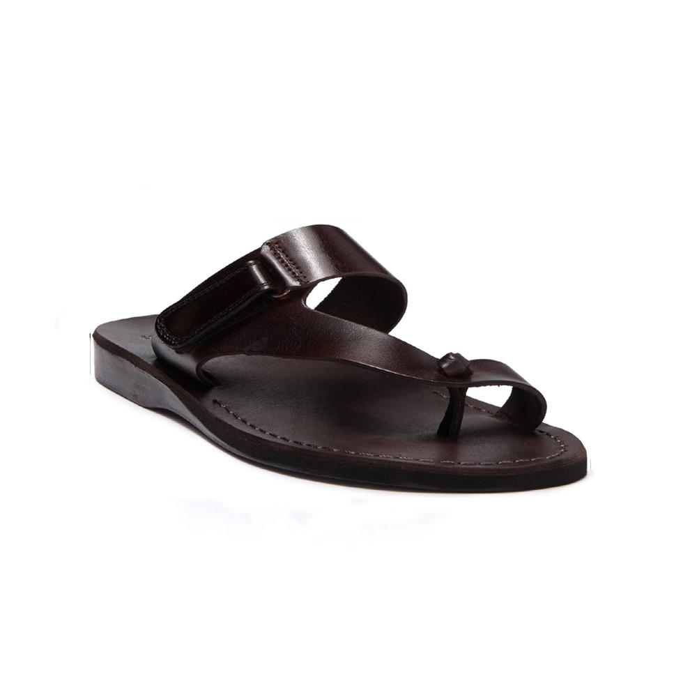 Rafael - Leather Velcro Strap Sandal - Mens Sandals - Walmart.com