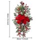 thumbnail image 3 of Fiudx Guirnalda Navideña Verde para Puerta de Entrada, Corona Artificial para Escaleras, Uso Interior y Exterior, Decoración Festiva de Temporada, Fácil de Colgar, Tamaño 60 Cm, Versátil para El Hoga, 3 of 6
