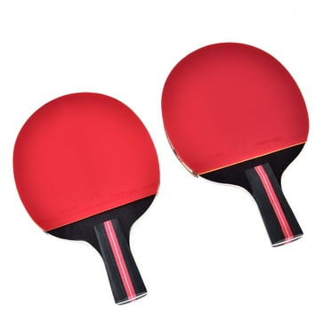 1 Pair Pingpong Ball Rackets Table Tennis Racket Bat Paddle Accessories (Penhold)