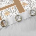 thumbnail image 4 of Homewish Letter H Monogrammed Black Out Curtains,Retro Rustic Flower Curtains Pack of 2 (42x63 Each),Countryside Plant Bedroom Curtains For Child,Microfiber Room Decorative, 4 of 6