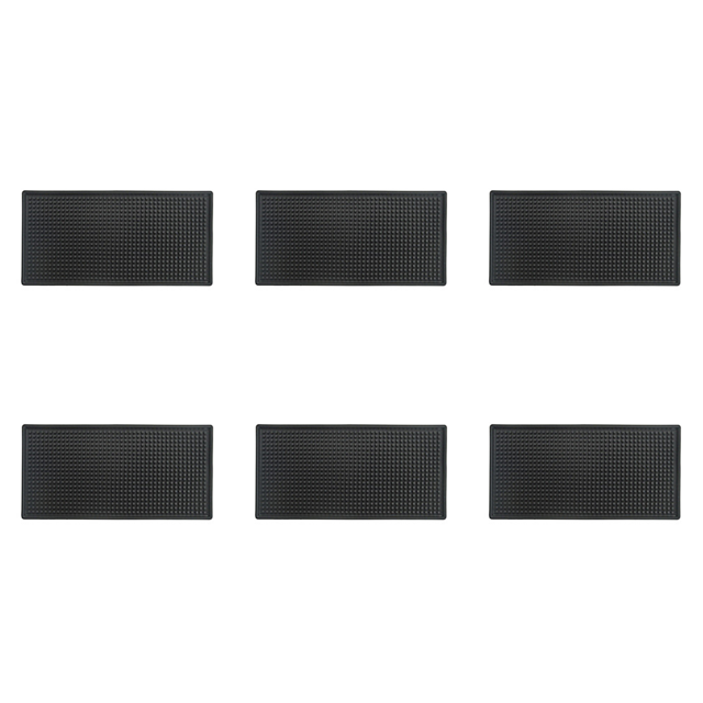 Alfombrillas PVC para Bar Posavasos Rectangulares Aptos Lavavajillas El Cafetería (30x15x1cm)