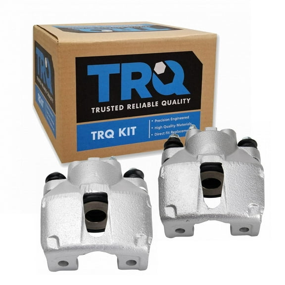 TRQ Rear Brake Caliper Set Compatible with 1997-2002 Ford Expedition 1999-2004 F-150 2004 F-150 Heritage 1997-1999 F-250 2002 Lincoln Blackwood 1998-2002 Navigator 2003-2011 Town Car