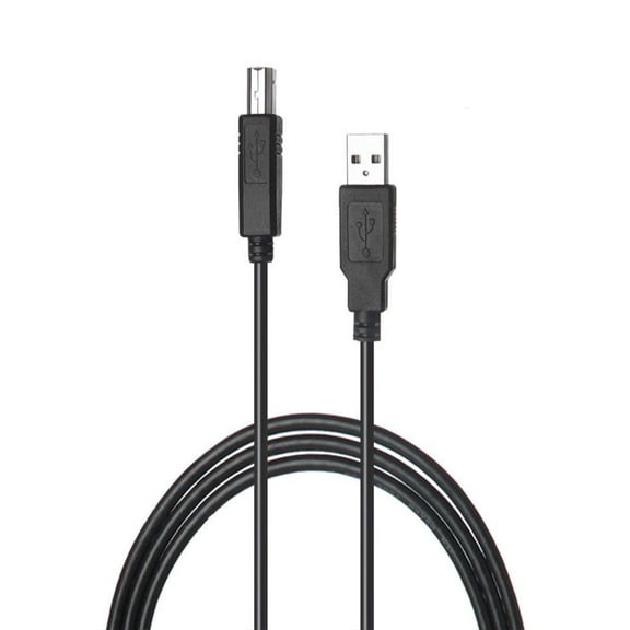 Amamax 10ft USB Printer Cable Cord, Use as Spare or Replacement 480 Mbps PC & Mac Compatible, 1 Pack
