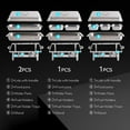 thumbnail image 3 of EAYSG 4 Pack 8QT Chafing Dish Buffet Set with 2 Full Size, 2 Half Size, 3 1/3 Size Food Pans, Stainless Steel Buffet Chafers Catering Food Warmers for Party/Buffet/Wedding/Banquet/Catering Events, 3 of 7