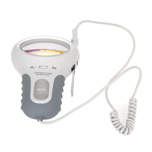 Medidor De PH De Cloro De Agua, Probador De Del Agua 2 En 1 Pantalla Grande Digital De Detección Rápida Para Spa