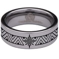 thumbnail image 2 of Mayan Tungsten Carbide Ring, 2 of 9