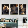 thumbnail image 4 of SDOTXA Abstract Gold Black Leaves  40 x 50 cm Painting Canvas Prints, 4 of 6