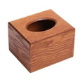 thumbnail image 2 of Funda de madera para caja de pañuelos, moderna, para tocador, restaurante y hogar. S, 2 of 9