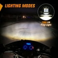 thumbnail image 4 of Nilight Motorcycle 2PCS 4.5 Inch LED Fog Lights Passing Auxiliary Light DOT Compatible with Harley Davidson Electra Street Glide Heritage Softail Classic Road King, 4 of 10