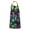 Colorful Mushroom Star, variant on Colorful Mushroom Star Black Pattern Apron-Garden Aprons for Women with Pockets-Cotton Linen Waterproof Kitchen Cooking Gardening Aprons Adjustable for Kitchen,Cooking,BBQ and Salon 33x27 Inch
