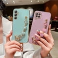 thumbnail image 3 of Funda De Teléfono Con Revestimiento De Pulsera De Oso para Samsung Galaxy 34 Para A34 A54 5G A21S A20S A10 A10S A12 A13 A14 A750 A23 A01 A02 A03 A04 Trasera Con Soporte, 3 of 4