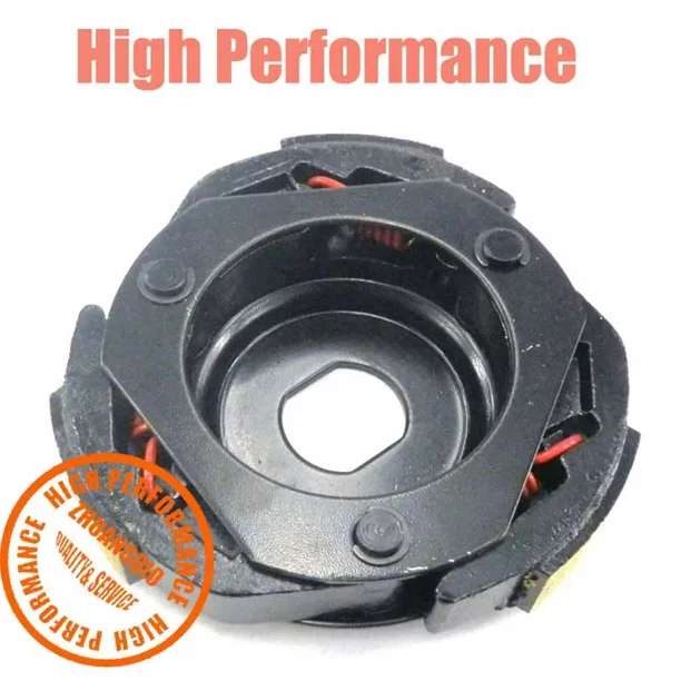 Desde China Embrague de alto rendimiento de 1500 rpm for scooters, ciclomotores y ATV chinos GY6 de 125 y 150 cc, 152QMI, 152QMJ, 157QMI y 157QMJ.