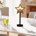 thumbnail image 4 of Luz decorativa LED de madera, luces de letrero de mesa ligeras, suministros para fiesta en casa, 4 of 6