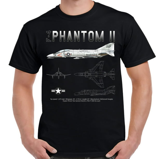 Future Of Flight F 4 Phantom Schematic Mens T Shirt Large Walmart