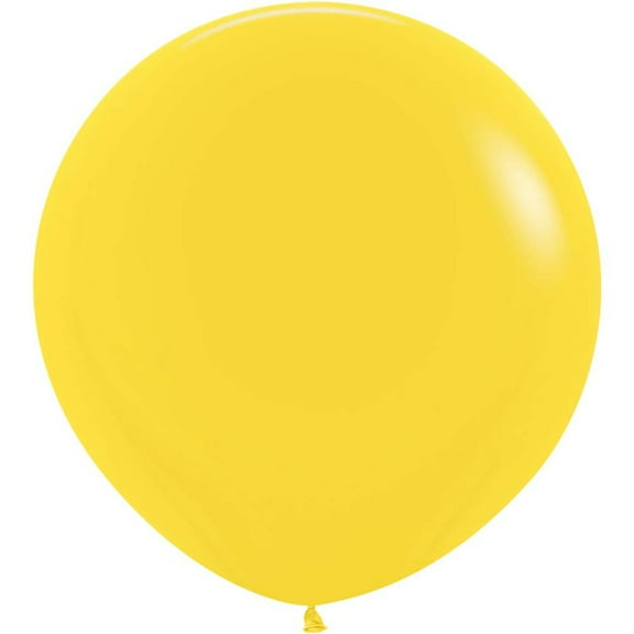 24 inch Sempertex Deluxe Honey Yellow Latex Balloons (10 Pack) - Party Supplies Decorations