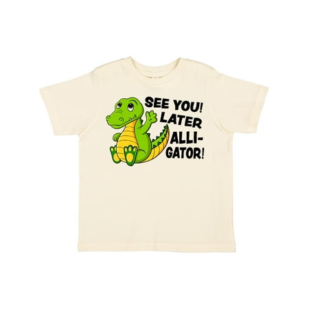 

Inktastic See You Later Alligator Gift Toddler Boy or Toddler Girl T-Shirt