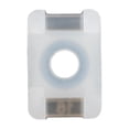 thumbnail image 5 of Brock 100 Piece Set Screw Fixing White .6" x .4" One Hundred Cable Tie Mounts, 5 of 9