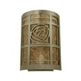 thumbnail image 4 of Meyda Tiffany 137313 8.75" W Bungalow Rose Wall Sconce - Silver, 4 of 4