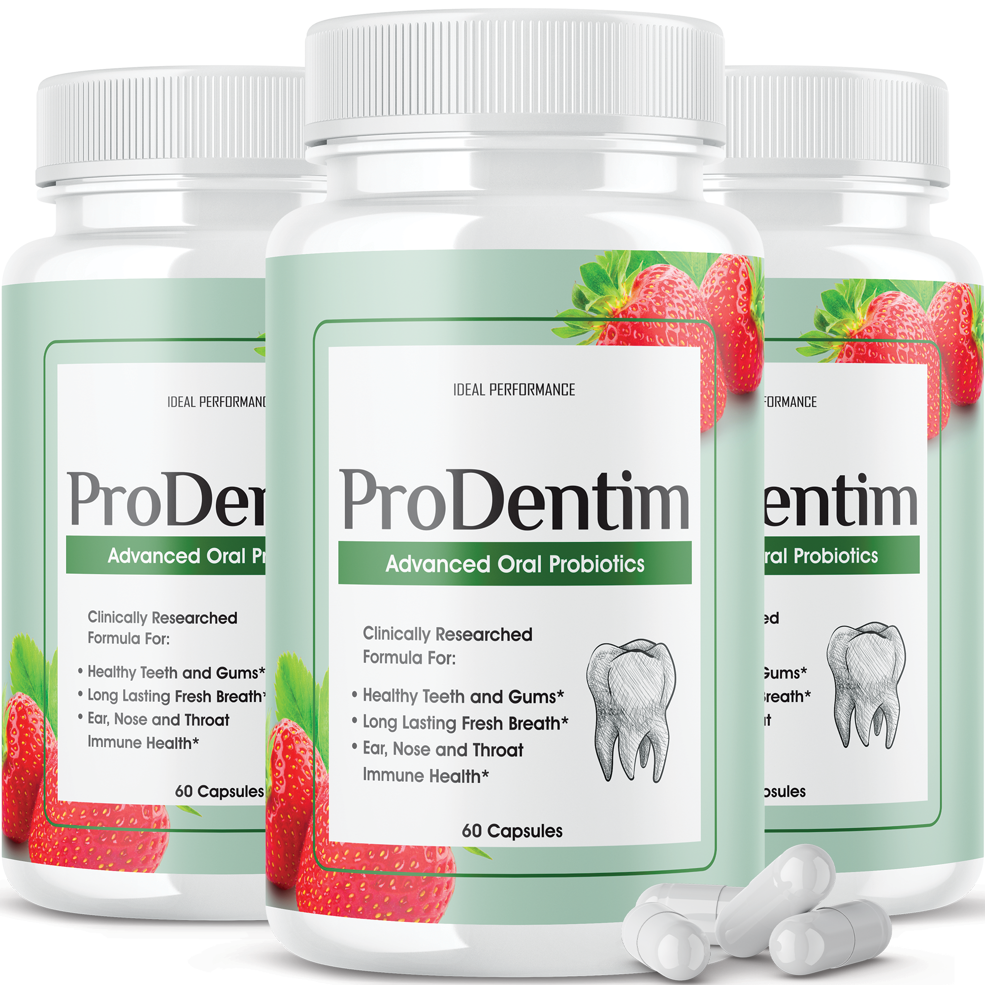 Prodentim Max Oral Probiotics 40 Billion CFU 60 Capsules - Walmart.com