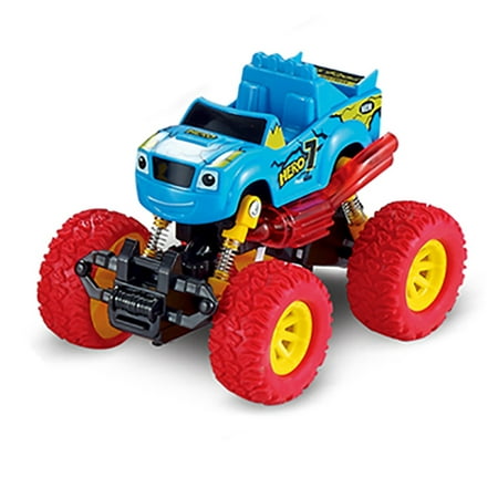 Toddler Cars Toys,Pull Back Trucks Kids Toys,Inertia Car Toys Friction Powered Truck Vehicles Big Tire Wheel Alloy Car,Best Gift for (Best Car For The Buck)