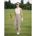 thumbnail image 7 of BALEAF Womens Travel Pants with 6 pockets Work Lightweight Stretch Ankle Petite Dressy Casual Golf Busniess Slacks Beige 3XL, 7 of 7