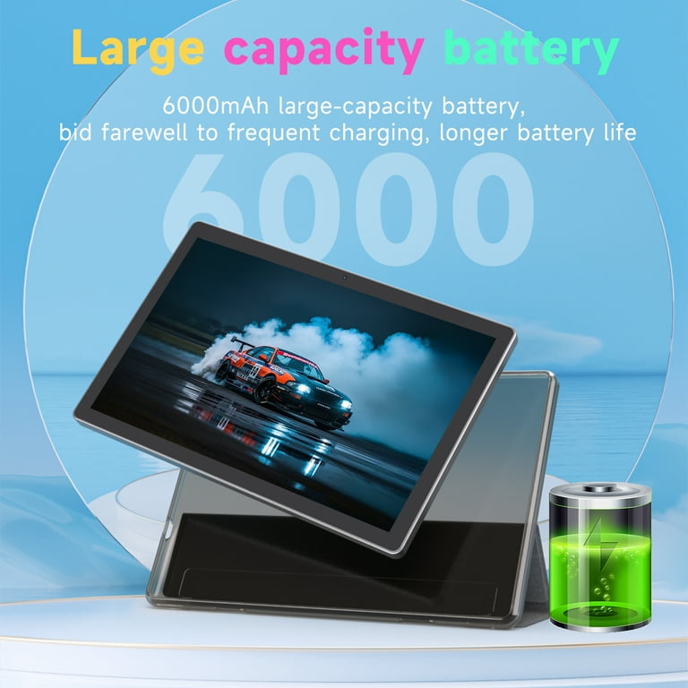 YQSavior Android 13 Tablet 10 Inch 12GB RAM 128GB ROM Expandable
