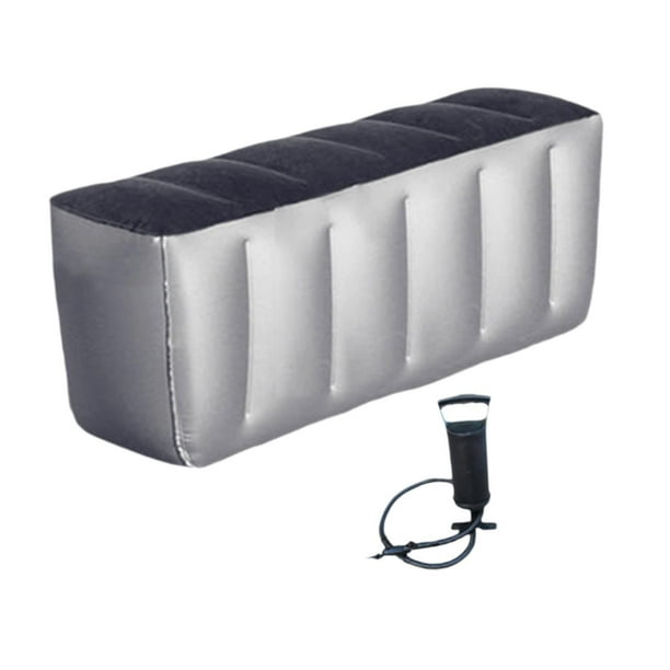 Colchón inflable para asiento trasero de coche, cojín para dormir, colchón de aire portátil para viajes, almohadilla flocada con bomba de aire, adecua B