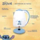 thumbnail image 5 of Tetera Eléctrica Disney Stitch ST-180 Acero Inoxidable 1.8 Litros, Luz LED, Base Giratoria 360°, Apagado Automático y Protección Contra Ebullición, Ideal para Té y Café, Diseño Oficial Disney., 5 of 11