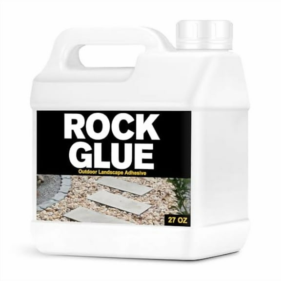 Rock Glue for Landscaping – 27OZ Outdoor Gravel Binder for Pea Pebbles, Small Stones – Strong Bond, Water Permeable, Weather Resistant – Ideal for Pathways, Patios, Driveways, Yards