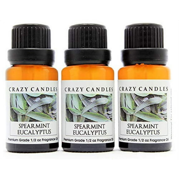 Crazy Candles Scented 1/2 FL Fragrance Oils, 3-Pieces