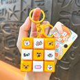thumbnail image 2 of Keychain Pendant Stress Relief Fidget Toy with Metal Hanging Buckle Funny Emoticons Sound Decompression Button Key Chain, 2 of 8