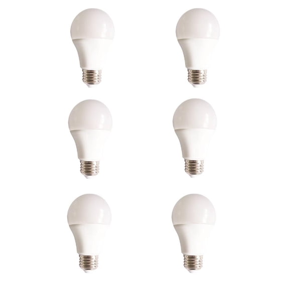 LED A19, 5000K, 160, CRI80, UL, 10W, 60W EQUIVALENT, 15000HRS, LM800, NON-DIMMABLE, INPUT VOLTAGE 120V 6 PACK