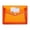 Orange, variant on Plastic File Folder Poly Envelope Expanding File Wallet Document Folder with Snap Button Closure, Legal Size, Large Waterproof Accordion File Pouch