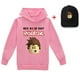 thumbnail image 3 of Roblox-suéter de manga larga con capucha para niños y niñas, ropa informal con estampado periférico, sombrero, estilo de tendencia para estudiantes, 2 piezas, 3 of 4