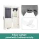 thumbnail image 2 of Cortinas opacas para puertas y ventanas, cortinas de privacidad para puertas de entrada de vidrio, 2 of 8