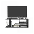 thumbnail image 2 of TV Furniture Modern Entertainment Center with Storage, Black | Engineered Wood | TV Size Ranges 70-79 inches, 2 of 7