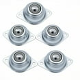 thumbnail image 2 of KangTeer 5/8" Ball Transfers Units 5Pcs Screw Mounted Metal Roller Ball Transfers Bearing,for Table Conveyor Transmission System, 2 of 4