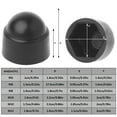 thumbnail image 3 of Ziuscore 10 Pieces M6 M8 M10 for M12 Hex Bolts Nut Dome Protection Caps Car Dust-proof Sleeve Hexagon Screw Lid Bolts Hardware Cover Black/10x16cm, 3 of 6