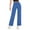 Blue-03, variant on REALiKUN Womens Wide Leg Yoga Pants with Pockets Stretch Loose Casual Lounge Sweatpants High Waist Stretch Causal Leggings