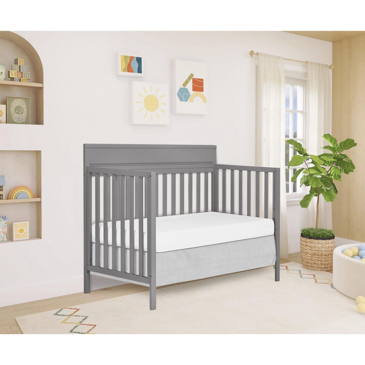 Fisher-Price Miles 5-in-1 Convertible Crib by Dream On Me